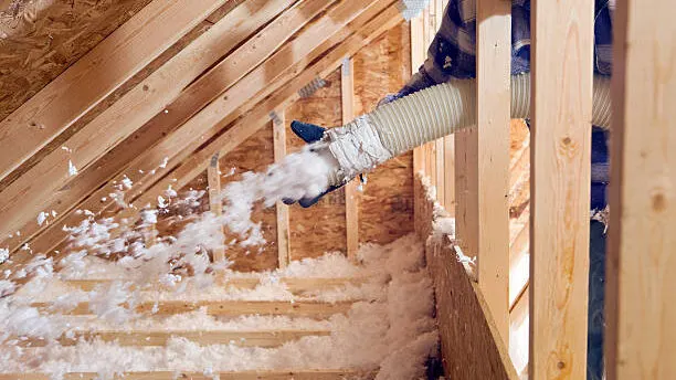 blown‑in insulation